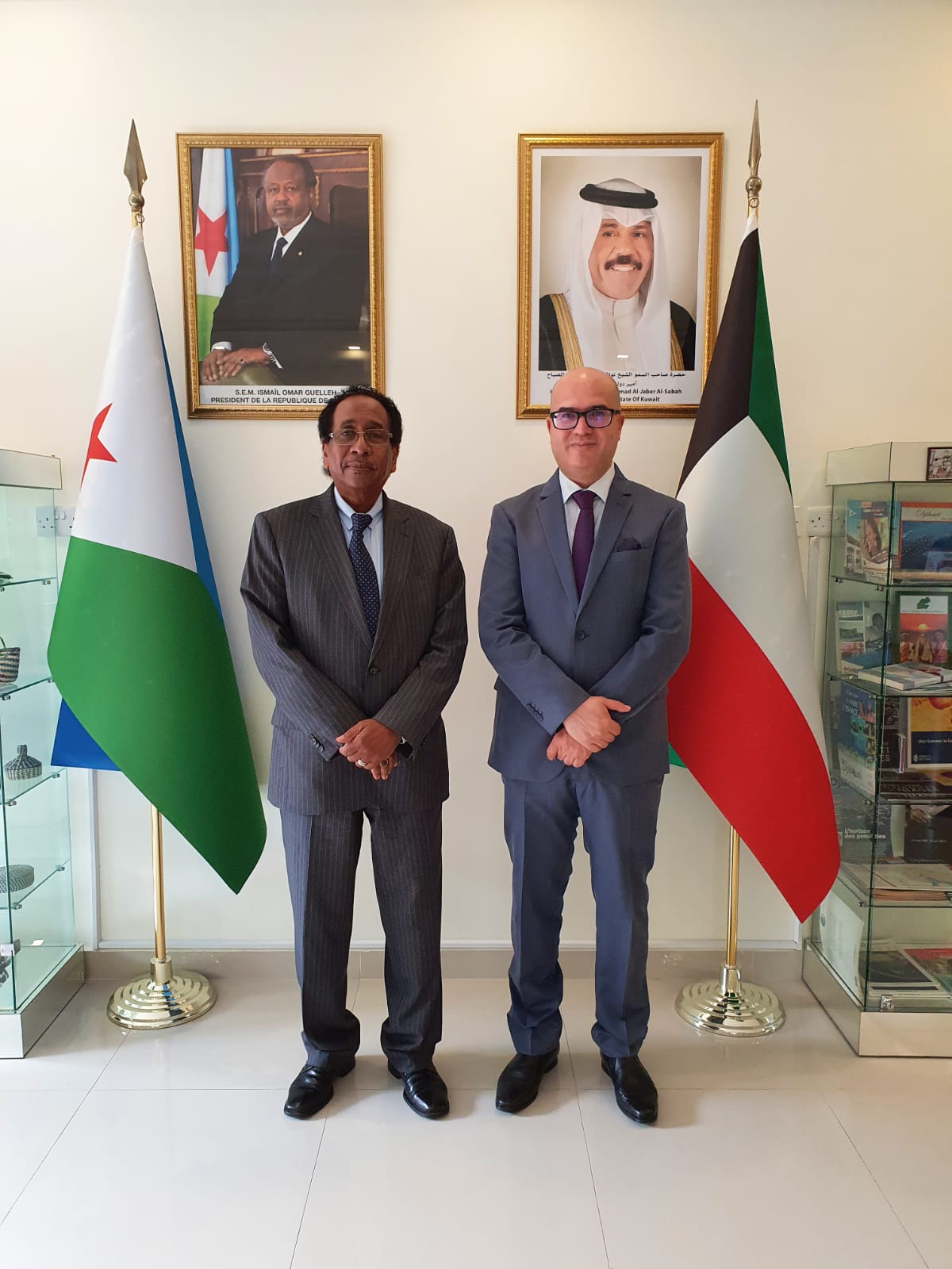 زيارة سفير الجمهورية التونسية لدى دولة الكويت لسفارة